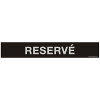 Tabulka k parkovacímu dorazu – RESERVÉ
